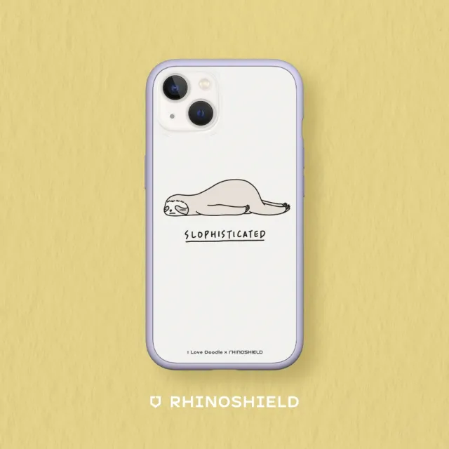 【RHINOSHIELD 犀牛盾】iPhone 13 mini/13 Pro/Max Mod NX手機殼/I Love Doodle-樹懶(I Love Doodle)