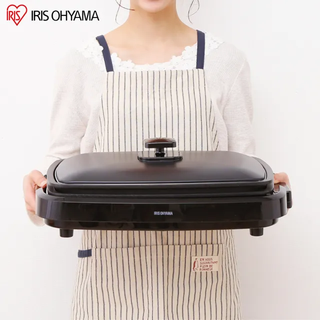 【IRIS】遠紅外線電烤盤 APA-136(烤肉 不沾烤盤 烤網)