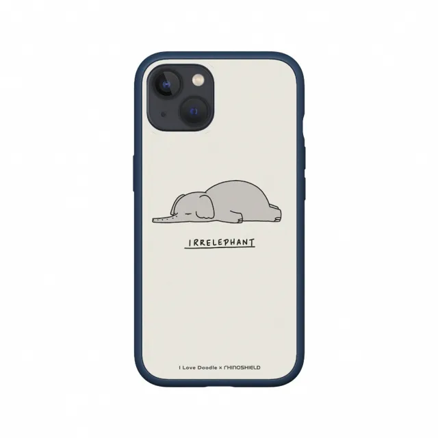 【RHINOSHIELD 犀牛盾】iPhone 13 mini/13 Pro/Max Mod NX手機殼/I Love Doodle-大象(I Love Doodle)