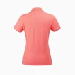 【PING】女款素面簡約LOGO短袖POLO衫-紅(吸濕排汗/抗UV/GOLF/高爾夫球衫/RA21190-28)