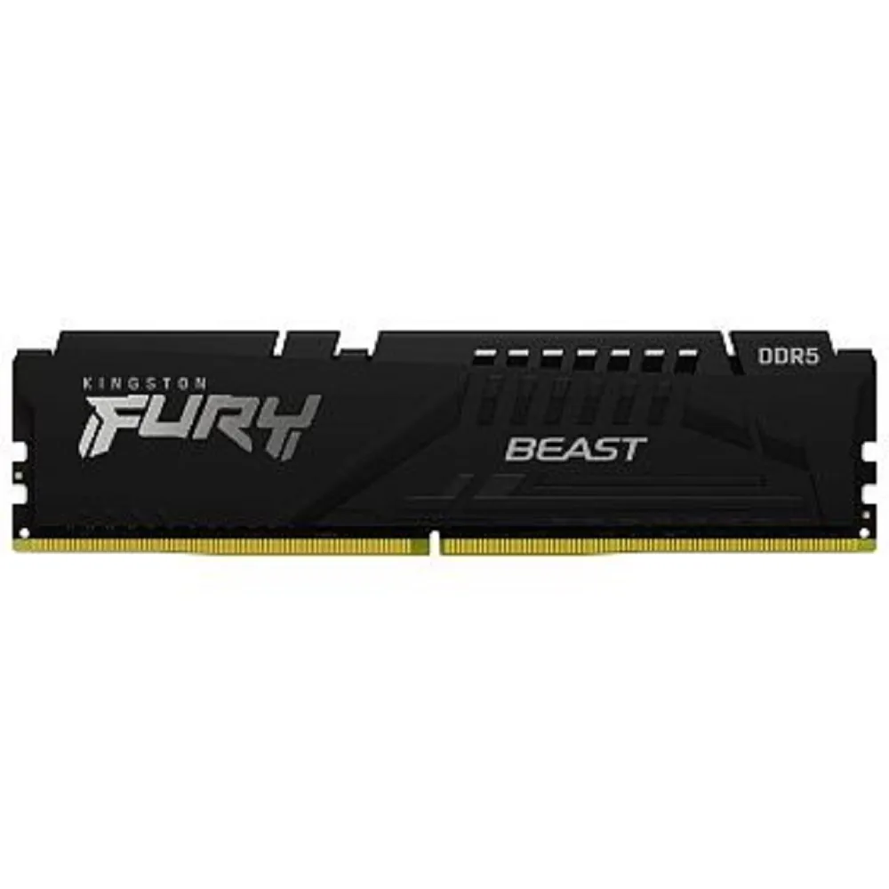 【Kingston 金士頓】FURY Beast DDR5 6000 16GB PC 記憶體 黑 (KF560C36BBE-16) *超頻