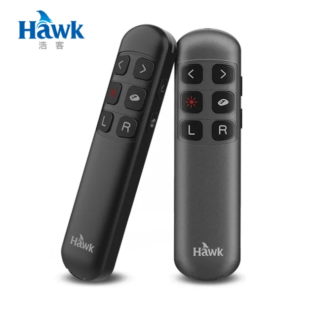 【Hawk 浩客】HAWK R310空中飛鼠無線簡報器-灰(R310)