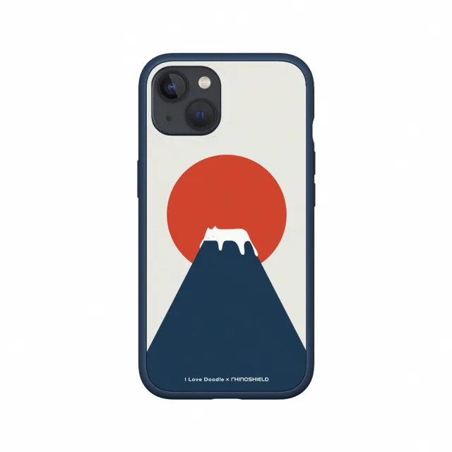 【RHINOSHIELD 犀牛盾】iPhone 13 mini/13 Pro/Max Mod NX手機殼/I Love Doodle-富士山(I Love Doodle)
