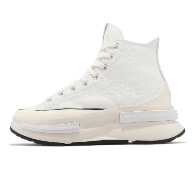 【CONVERSE】休閒鞋 Run Star Legacy CX 男鞋 女鞋 白 奶油底 厚底 增高 帆布鞋(A05111C)