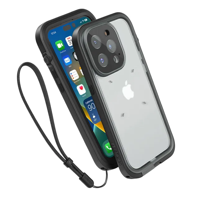【Catalyst】iPhone14 Pro Max 6.7吋專用 IP68防水軍規防震防泥超強保護殼-黑色(3顆鏡頭)