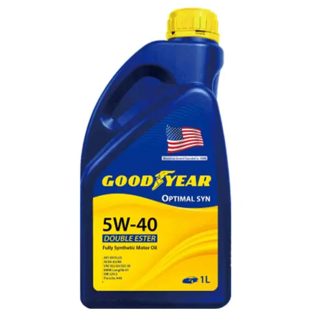 【GOODYEAR 固特異】機油_GOODYEAR 5W40雙酯OPTIMAL 1L_整箱12瓶(車麗屋)