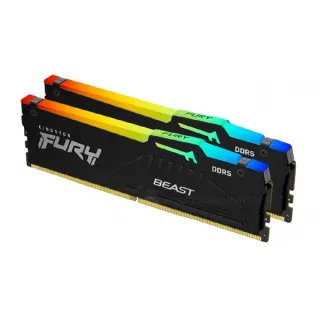【Kingston 金士頓】FURY Beast Black RGB 獸獵者 DDR5-6000 16G*2 桌上型超頻記憶體(KF560C36BBEAK2-32)