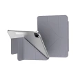 【SwitchEasy 魚骨牌】iPad 10代 10.9吋 Origami Nude多角度透明保護殼(皮革內襯 耐髒防滑)