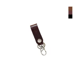 【mont bell】Leather belt key holder 牛皮鑰匙扣 黑 棕 深棕 1124174