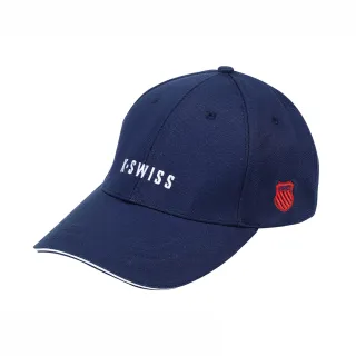 【K-SWISS】運動棒球帽 Cotton Cap-藍(C3275-426)