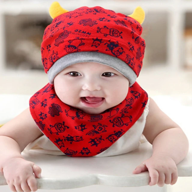【PS Mall】寶寶童帽 小怪獸嬰兒帽 2入(J1881)