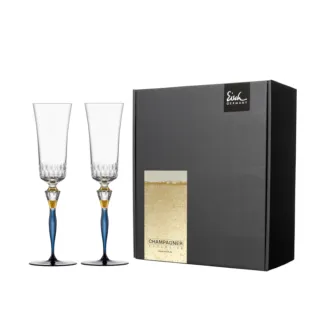 【Eisch】德國Exclusive尊爵香檳杯/無鉛水晶玻璃杯/手工杯-250ml/2入組