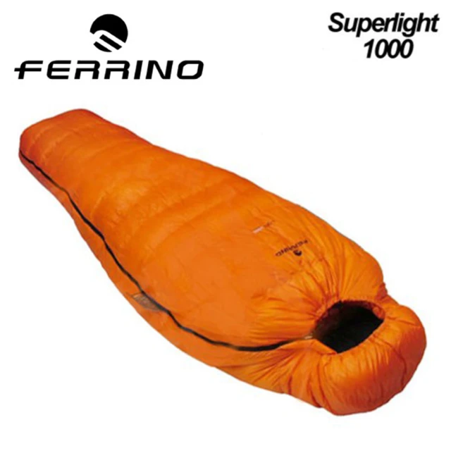 【FERRINO 義大利】Superlight1000頂級白鵝絨輕量睡袋《-12℃ 600g FP750》D486190(悠遊山水)