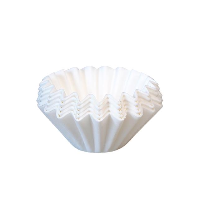 【Matrix】155蛋糕型咖啡濾紙-白色-100入(適用OREA Kalita Tiamo Timemore Brewista蛋糕濾杯)