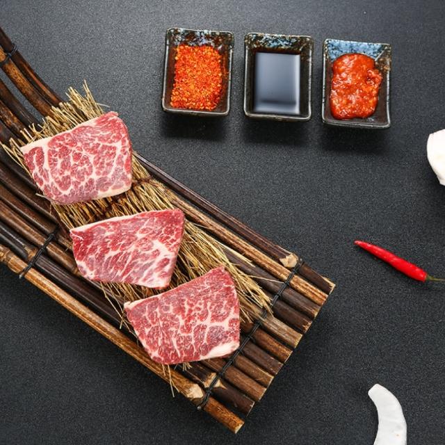【一手鮮貨】日本鹿兒島A5和牛燒肉片(9盒組/單盒100g)