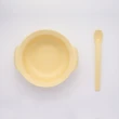 【玉米田】PLA嬰童餐具-淺碗+匙組(PLA 聚乳酸 玉米 無毒 嬰兒餐具)