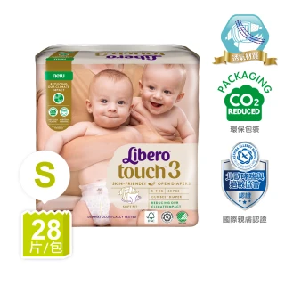 【麗貝樂】Touch 黏貼型 3號 S 紙尿褲/尿布(28片)