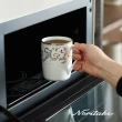 【NORITAKE】冬日慶典金邊白瓷可微波系列-點心咖啡馬克杯午茶8件組(原廠禮盒組)