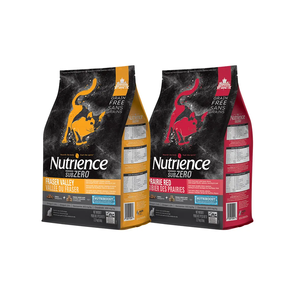 【Nutrience 紐崔斯】黑鑽頂極無穀貓+凍乾系列2.27kg*2包(成貓飼料、全齡貓飼料、添加益生菌、WDJ、貓飼料)