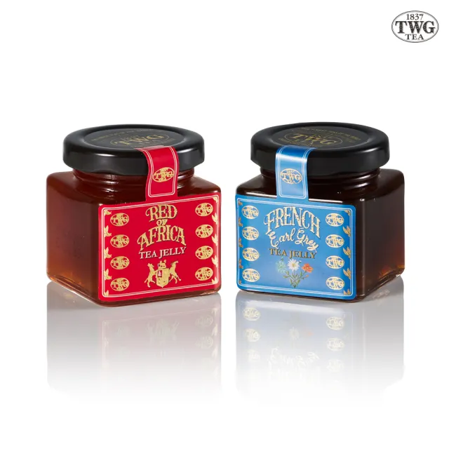 【TWG Tea】雙入茶香果醬禮盒組(法式伯爵茶 & 非洲紅茶 100公克/罐)