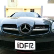 【IDFR】Benz 賓士 SLK R171 2009~2011 鍍鉻銀 水箱罩飾條 水箱罩翅膀貼片(水箱罩飾條 翅膀貼片)