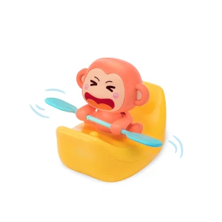 【Slider】吱吱猴電動香蕉船(浴室戲水洗澡玩具)