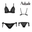 【Aubade】惹火情趣蕾絲系列-上衣+小褲組 性感情趣內衣 無鋼圈內衣(P080E)