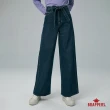 【BRAPPERS】女款 Boy friend系列-高腰全棉寬褲(深藍)