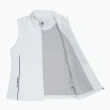 【PLAYBOY GOLF】女款立體條紋布剪接鋪棉背心-白(防潑水/防風透氣/高爾夫/KB22210-73)