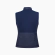 【PLAYBOY GOLF】女款立體條紋布剪接鋪棉背心-深藍(防潑水/防風透氣/高爾夫/KB22210-58)