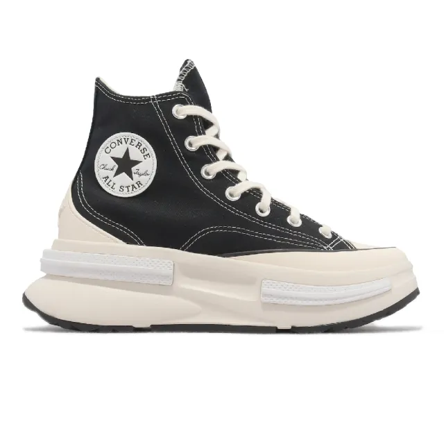 【CONVERSE】休閒鞋 Run Star Legacy CX 男鞋 女鞋 黑 奶油白 高筒 帆布 厚底 增高(A00869C)