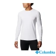 【Columbia 哥倫比亞 官方旗艦】男款- Omni-Heat 鋁點保暖快排內著上衣-白色(UAM63230WT / 2022年秋冬)