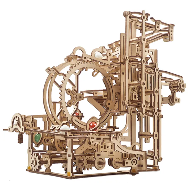 【Ugears】瘋狂彈珠台2號-階梯升降系統