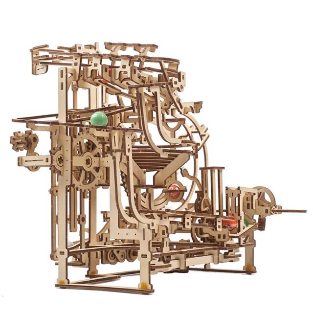 【Ugears】瘋狂彈珠台2號-階梯升降系統