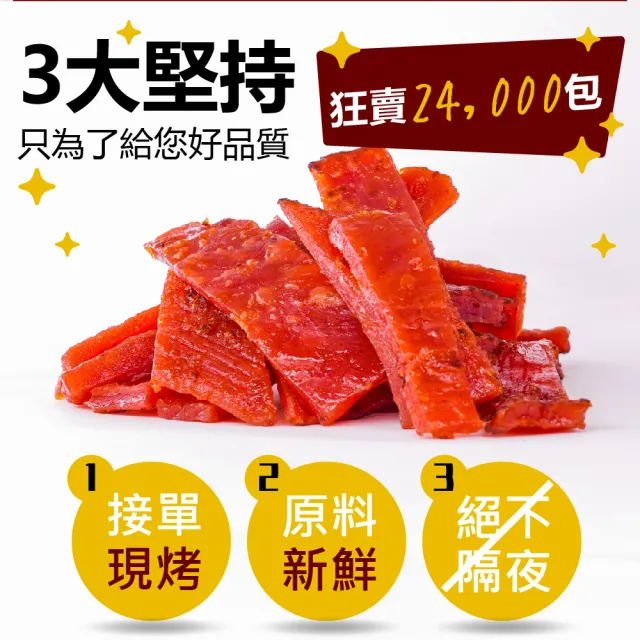 【甜園】蜜汁豬肉乾★經典原味/黑胡椒/四川麻辣/蒜味(肉乾 台灣豬 蜜汁肉乾 接單現烤)