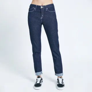 【EDWIN】女裝 E-FUNCTION 窄管牛仔褲(原藍色)