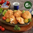 【海揚鮮物】滿滿系列花枝蝦排 6片/盒(6盒超值組)