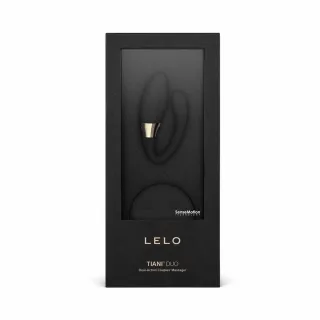 【LELO】TIANI DUO｜無線遙控情侶共震按摩器｜黑色(共振器.情趣用品黑.情趣職人.按摩器)