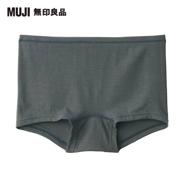 【MUJI 無印良品】女柔滑低腰短版內褲(共6色)