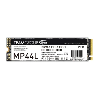 【Team 十銓】MP44L 2TB M.2 PCIe SSD 固態硬碟(讀4800MB ; 寫4400MB)