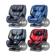 【Safety Baby  適德寶】德國 0-12歲 ISOFIX 安全帶兩用360度旋轉汽車安全座椅(附同色頂篷+皮革座椅保護墊)