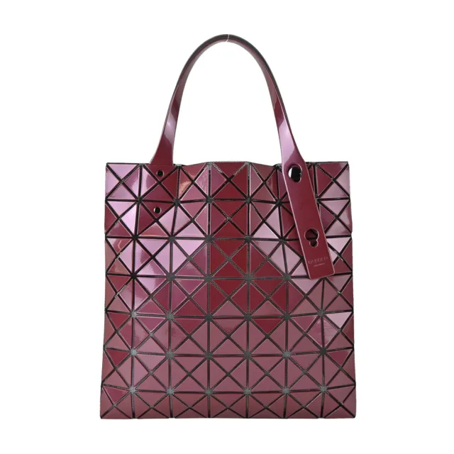 ISSEY MIYAKE 三宅一生】BAOBAO 7x7亮面雙色手提包(2色選) - momo購物