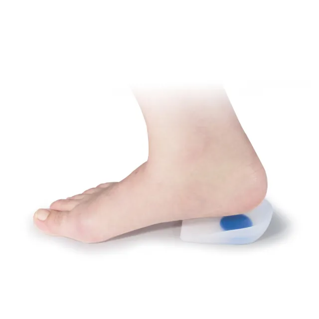 【Gelsmart 吉斯邁】矽膠腳跟杯墊-1雙(減壓保護型 吸震腳跟墊 SI-SH210D)
