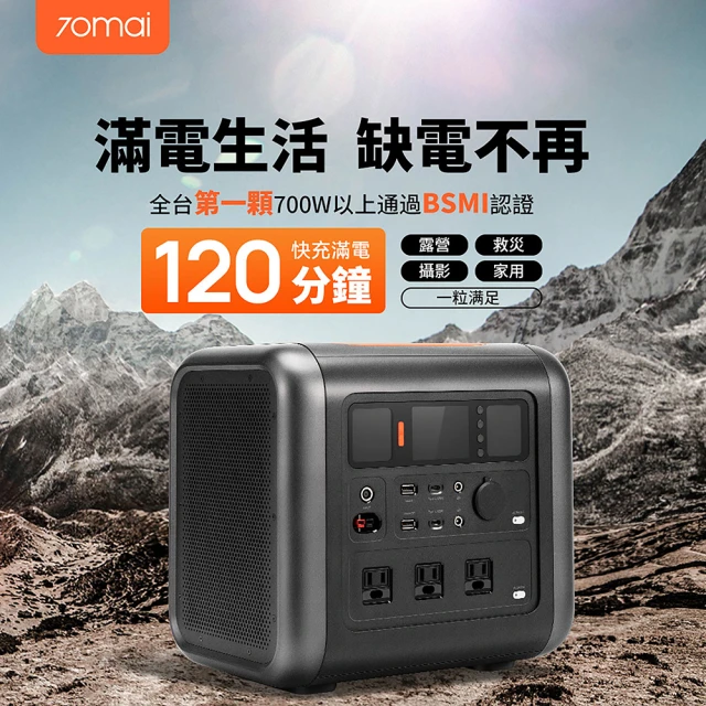 70mai 70邁 TJ露營社 露營行動電源 戶外電源(#超大1200w＃儲能電源＃行動電源＃行動電源＃露營＃攝影)