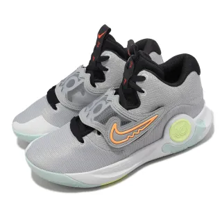 【NIKE 耐吉】籃球鞋 KD Trey 5 X EP 灰 橘 藍 杜蘭特 男鞋 氣墊 魔鬼氈 平民版(DJ7554-009)