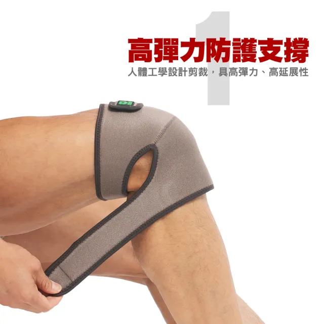 【日本旭川】遠紅外線機能調整型護膝2入組(台灣製 男女適用)