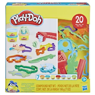 【PLAYDOH 培樂多】其他系列(創意小模具黏土遊戲組 ANIMALS SET F7384)