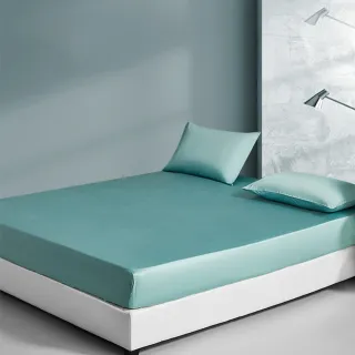 【A-nice】60支 300針 100%純棉 床包枕套三件組 特大(精梳棉 高織密布面 CT)