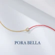 【Porabella】925純銀開運鋯石紅繩手鍊 好運轉運玫瑰金 浪漫粉 寧靜藍 祈求祈福手鍊 Bracelets