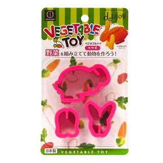【KOKUBO】立體3D菜模-兔子(蔬果壓模/日本原裝進口)